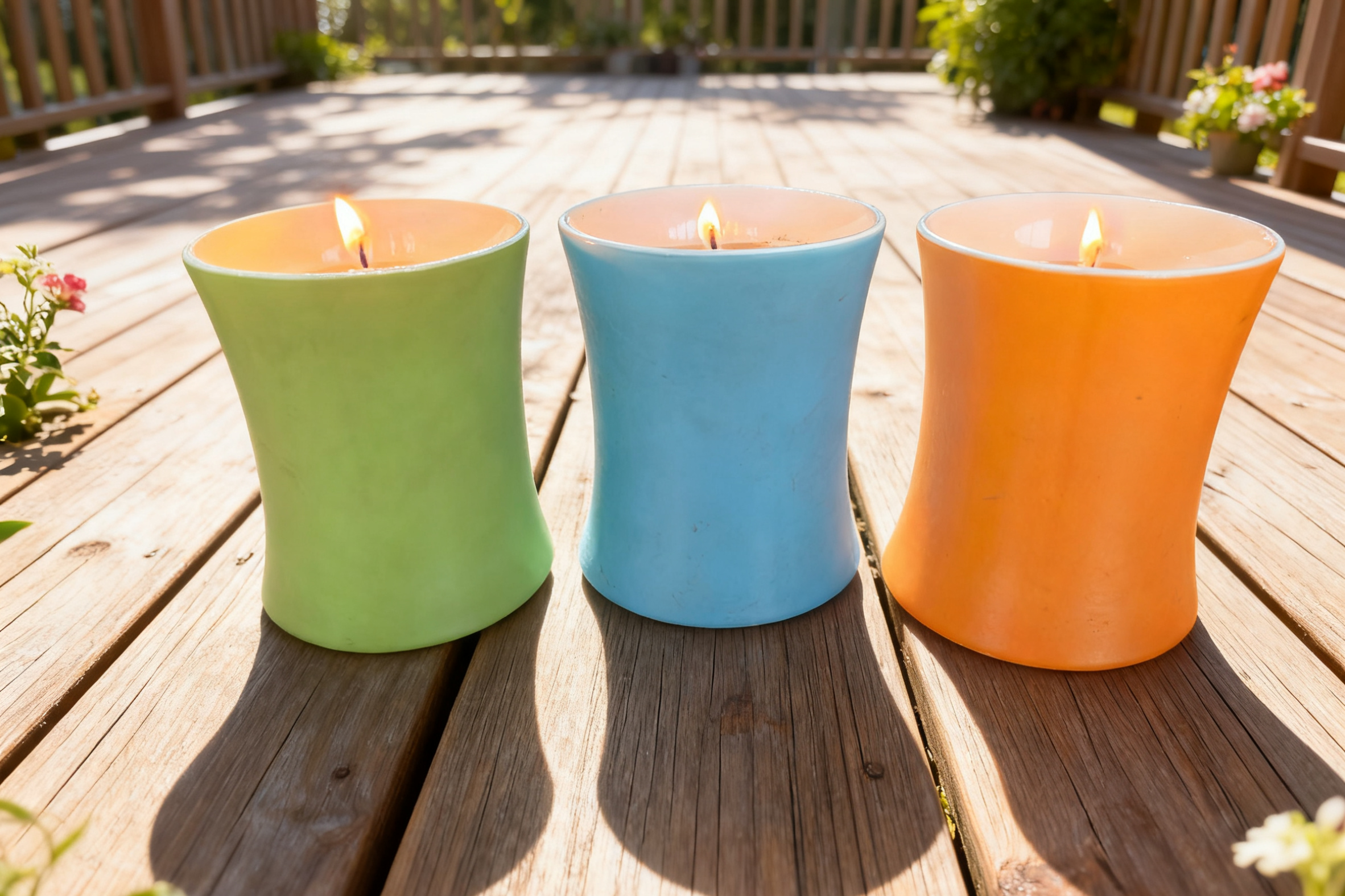 Ceramic Sandclock Candle